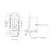 WAC EN-D24100-120-R Wall Mounted Class 2 24VDC/96W Dimmer and Driver