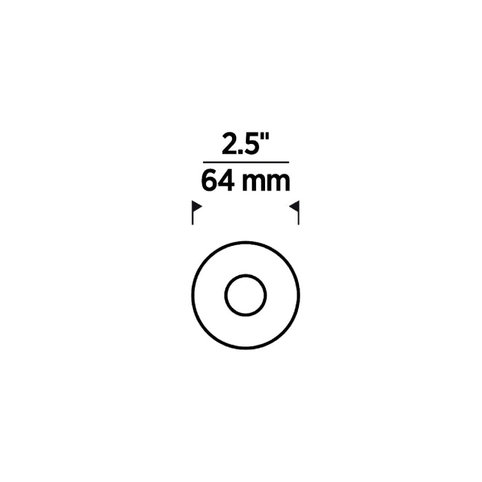 Entra ENCL2R CL 2" Round Downlight Flangeless Trim
