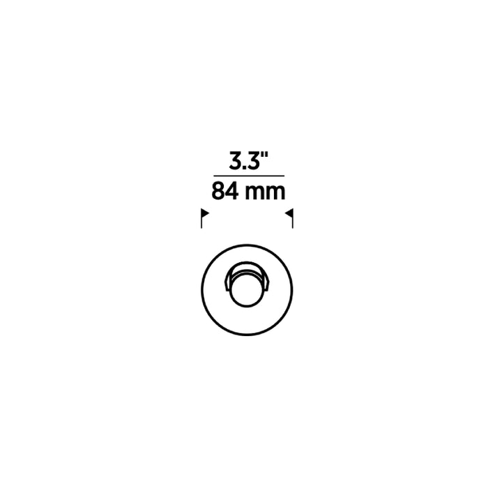 Entra ENCL3R  CL 3" Round Adjustable Flangeless Trim