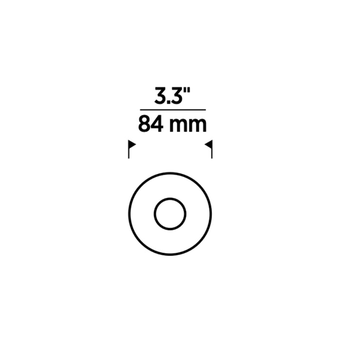 Entra ENCL3R CL 3" Round Downlight Flangeless Trim