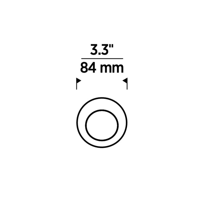 Element ENCL3RR Entra CL 3" 15W LED Round Flangeless Wall Wash Remodel Downlight