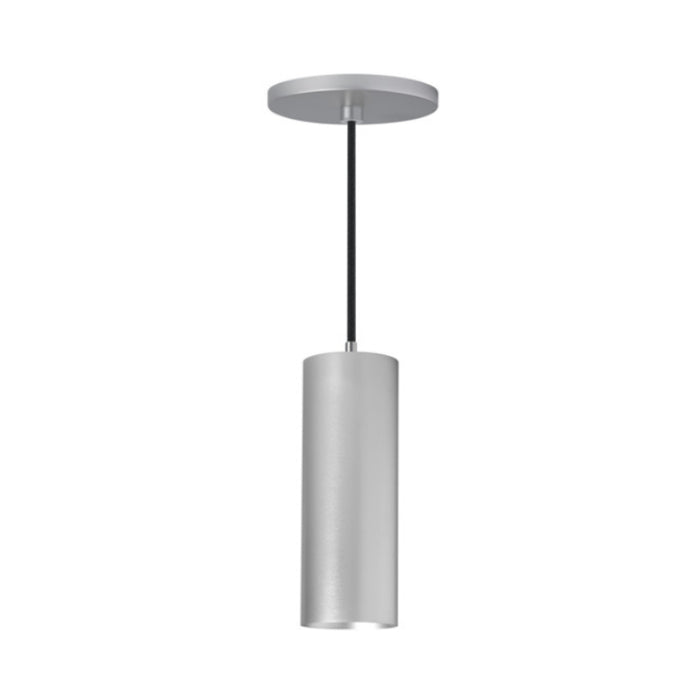 ENTRA 3" 27W Fixed LED Cylinder, Warm Dim, Cord Mount - Brushed Aluminum