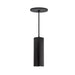ENTRA 3" 27W Fixed LED Cylinder, Cord Mount - Black