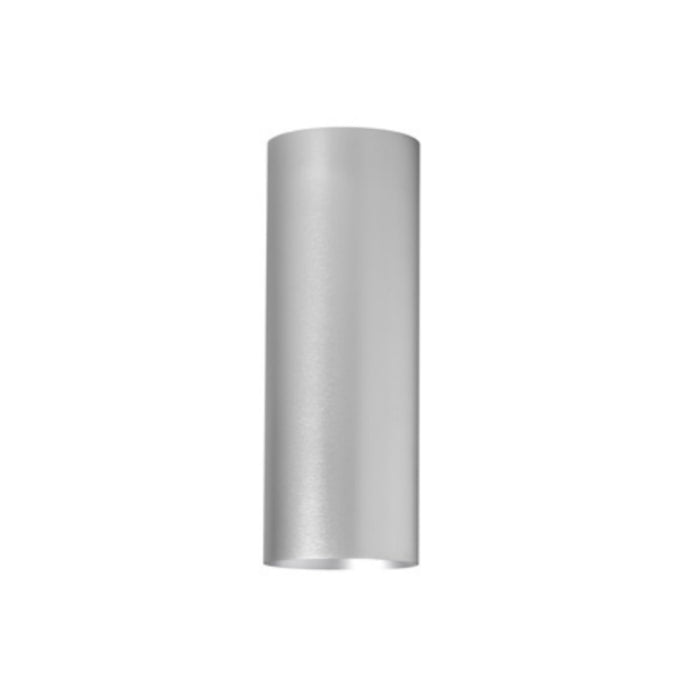 ENTRA 3" 19W Wall Wash LED Cylinder, Warm Dim, Flush Mount - Brushed Aluminum