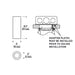 ENTRA 3" 19W Wall Wash LED Cylinder, Warm Dim, Flush Mount