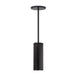 ENTRA 3" 12W Wall Wash LED Cylinder, Warm Dim, Pendant Mount - Black