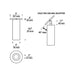 ENTRA 3" 19W Wall Wash LED Cylinder, Surface Mount