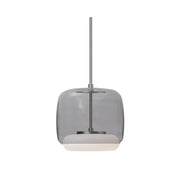 Kuzco PD70610-UNV Enkel 10" LED Pendant, 120-277V - Smoked/Brushed Nickel