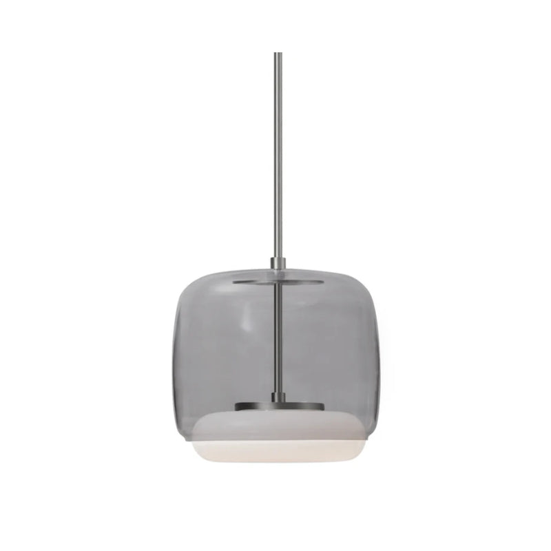 Kuzco PD70610-UNV Enkel 10" LED Pendant, 120-277V - Smoked/Brushed Nickel