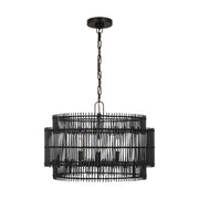 Visual Comfort EP1394 Elio 4-lt 23" Chandelier - Aged Iron