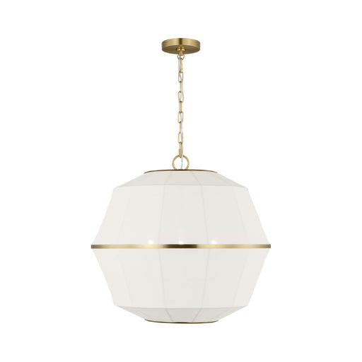 Visual Comfort EP1463 Hikari 3-lt 22" Medium Lantern Pendant - Burnished Brass