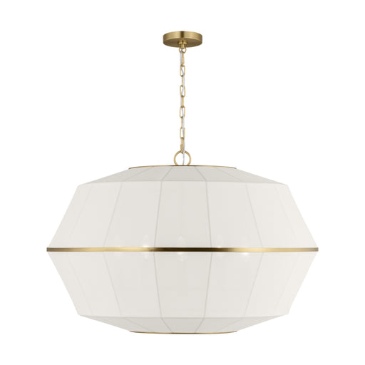 Visual Comfort EP1485 Hikari 5-lt 32" Wide Lantern Pendant - Burnished Brass