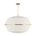 Visual Comfort EP1485 Hikari 5-lt 32" Wide Lantern Pendant - Burnished Brass