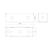 Kuzco ER72410-MBOX Newport 9" LED Step Lights Box