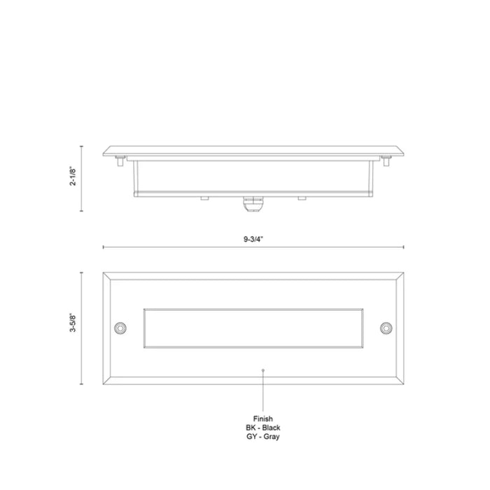 Kuzco ER95610 Bristol 1-lt 10" LED Step Lights