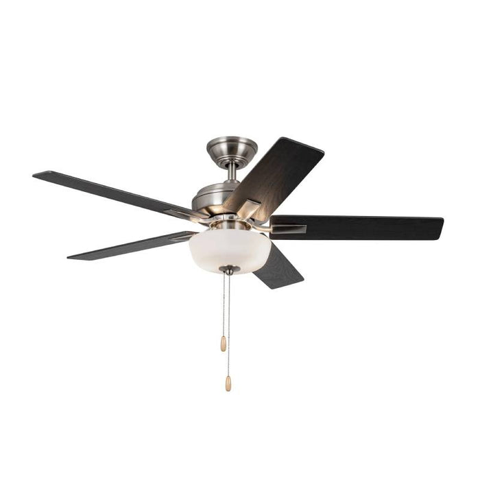 Kuzco CF78752 Erikson 52" Ceiling Fan with LED Light Kit-Brushed Nickel Pull Chain