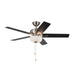 Kuzco CF78752 Erikson 52" Ceiling Fan with LED Light Kit-Brushed Nickel Pull Chain