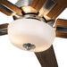 Kuzco CF78752-LKW Erikson 52" Ceiling Fan with LED Light Kit
