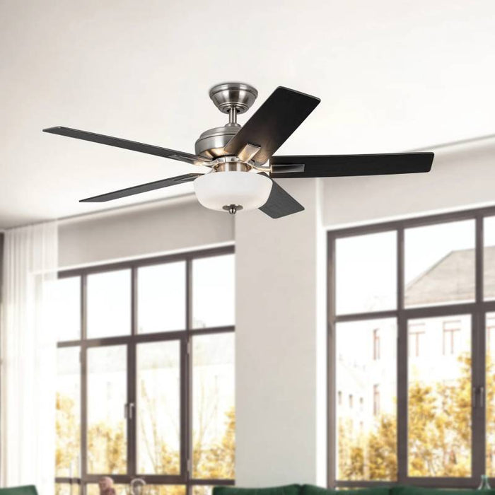 Kuzco CF78752-LKW Erikson 52" Ceiling Fan with LED Light Kit