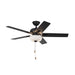 Kuzco CF78752 Erikson 52" Ceiling Fan with LED Light Kit-Matte Black Pull Chain