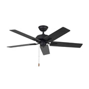 Kuzco CF78752 Erikson 52" Ceiling Fan-Matte Black Pull Chain
