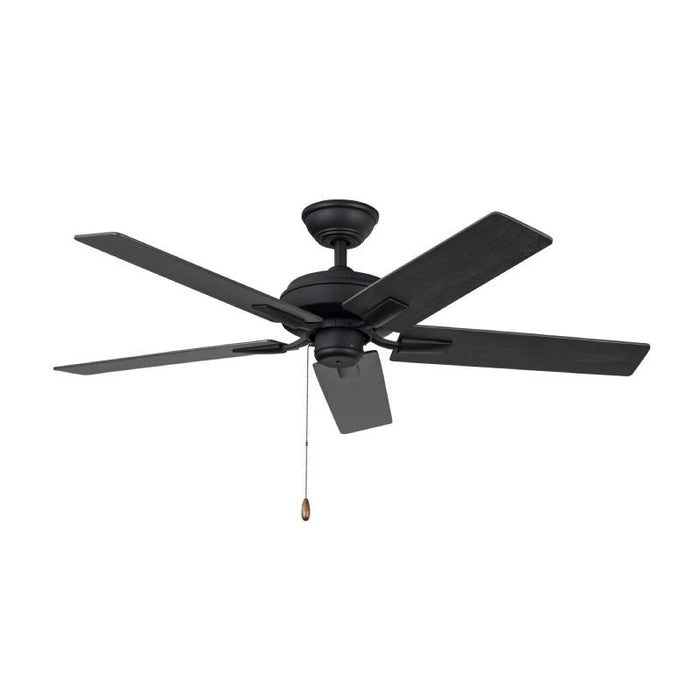 Kuzco CF78752 Erikson 52" Ceiling Fan-Matte Black Pull Chain