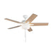 Kuzco CF78752 Erikson 52" Ceiling Fan with LED Light Kit-White Pull Chain