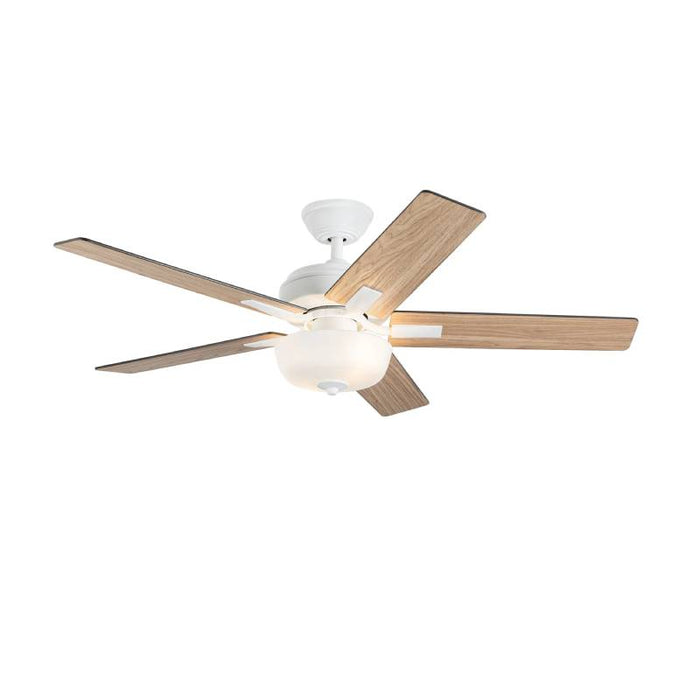 Kuzco CF78752-LKW Erikson 52" Ceiling Fan with LED Light Kit