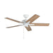 Kuzco CF78752 Erikson 52" Ceiling Fan-White Pull Chain