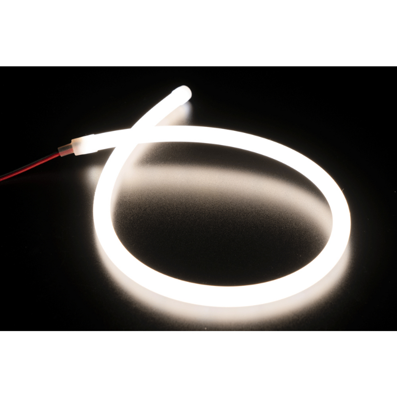 Lotus ES-FSCOBC-24 Neonflex 16-ft Round 3D Bendable LED Tape Light, 2.4W/ft., 24V, IP67 Rated