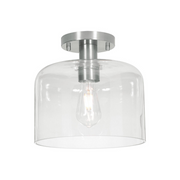AFX ESAC10MB Elsa 1-lt 10" Semi-Flush Mount - Satin Nickel