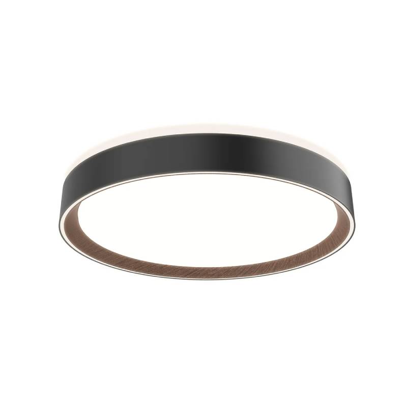 Kuzco FM43916 Essex 1-lt 16" LED Flush Mount, 5CCT Selectable, Black/White
