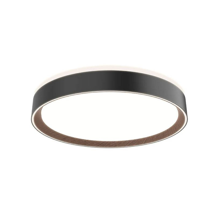 Kuzco FM43916 Essex 1-lt 16" LED Flush Mount, 5CCT Selectable, Black/White