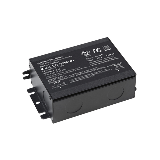 Lotus ETF12060TDJ 60W 12V Class 2 Dimmable Mini Electronic Transformer in Junction Box