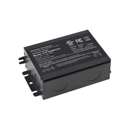 Lotus ETF24096TDJ 96W 24V Class 2 Dimmable Mini Electronic Transformer in Junction Box