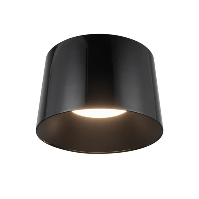 Kuzco FM16512-3WCCT-UNV Etta 1-lt 12" LED Flush Mount, 3CCT Selectable - Jet Black