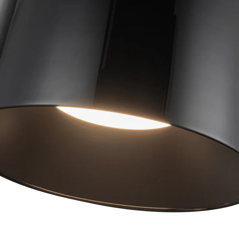 Kuzco FM16512-3WCCT-UNV Etta 1-lt 12" LED Flush Mount, 3CCT Selectable - Jet Black