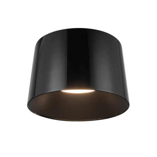Kuzco FM16512-3WCCT-UNV Etta 1-lt 12" LED Flush Mount, 3CCT Selectable - Jet Black