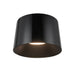 Kuzco FM16512-3WCCT-UNV Etta 1-lt 12" LED Flush Mount, 3CCT Selectable - Jet Black