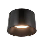 Kuzco FM16520-3WCCT-UNV Etta 1-lt 20" LED Flush Mount, 3CCT Selectable - Jet Black