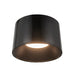 Kuzco FM16520-3WCCT-UNV Etta 1-lt 20" LED Flush Mount, 3CCT Selectable - Jet Black