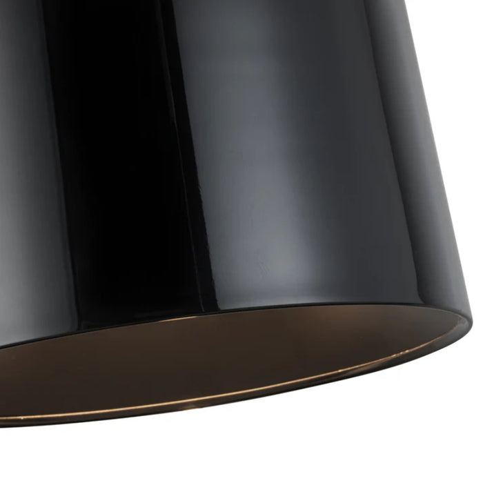 Kuzco FM16520-3WCCT-UNV Etta 1-lt 20" LED Flush Mount, 3CCT Selectable - Jet Black