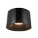 Kuzco FM16520-3WCCT-UNV Etta 1-lt 20" LED Flush Mount, 3CCT Selectable - Jet Black