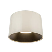 Kuzco FM16520-3WCCT-UNV Etta 1-lt 20" LED Flush Mount, 3CCT Selectable - Pearl White