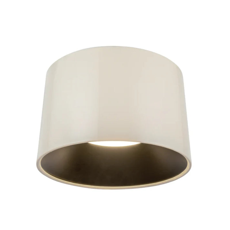 Kuzco FM16520-3WCCT-UNV Etta 1-lt 20" LED Flush Mount, 3CCT Selectable - Pearl White