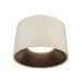 Kuzco FM16520-3WCCT-UNV Etta 1-lt 20" LED Flush Mount, 3CCT Selectable - Pearl White