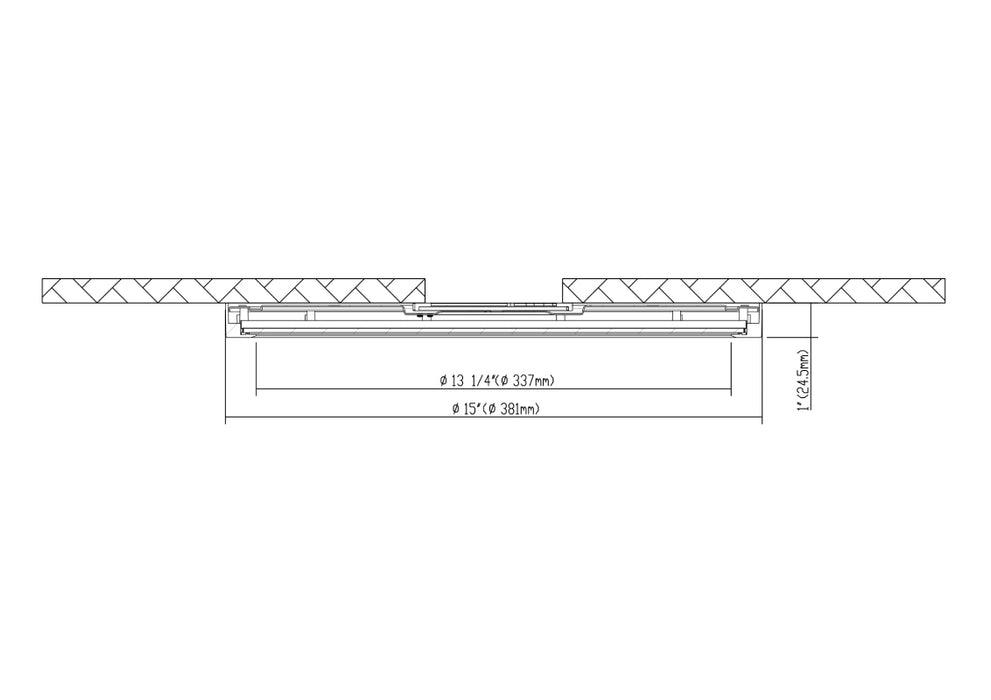 Eurofase 47520 Artemis 1-lt 15" LED Flush Mount, 5CCT Selectable