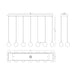 Eurofase 48940 Iissa 14-lt 72" LED Multi Drop Chandelier