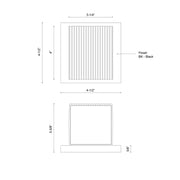 Kuzco EW4401 Mavis 4" Tall LED Outdoor Wall Sconce