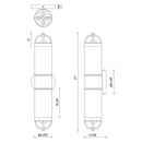 Alora Mood EW461102 Lancaster 2-lt 11" Tall Outdoor Wall Sconce